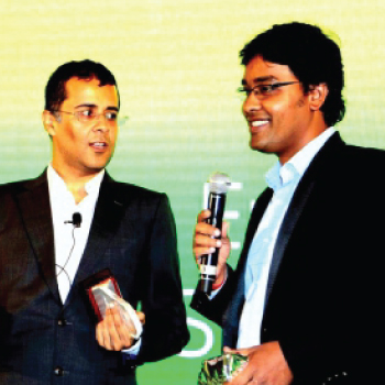 Image of Rahul Kapoor-Motivational Speaker with Chetan Bhagat Indian Author & Columnist