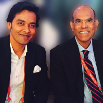 Image of Mindset Coach Rahul Kapoor with Duvvuri Subbarao Economist & Former Governor of Reserve Bank of India