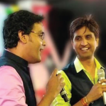 Image of Rahul Kapoor-Motivational Speaker with Kumar Vishwas Indian Poet