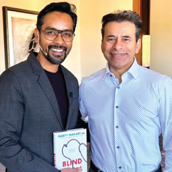 Image of Rahul Kapoor-Motivational Speaker with Dr. Martin A. Makary British-American Surgeon, Professor, Author & Medical Commentator