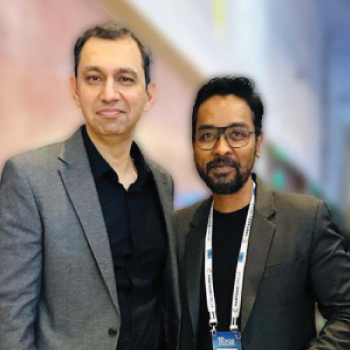 Image of Mindset Coach Rahul Kapoor with Puneet Chandok President, Microsoft India & South Asia