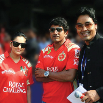 Image of Rahul Kapoor-Author with Puneeth Rajkumar and Ramya Indian Actors