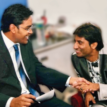 Image of Rahul Kapoor-Motivational Speaker with Raju Srivastav Indian Comedian
