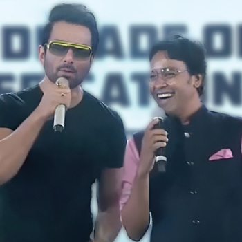 Image of Rahul Kapoor-Author with Sonu Sood Indian Actor & Film Producer