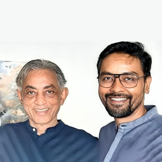 Image of Mindset Coach Rahul Kapoor with Vallabh Bhanshali, Co-founder and Chairman, ENAM Group