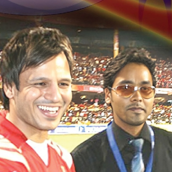 Image of Rahul Kapoor-Author with Vivek Oberoi Indian Actor